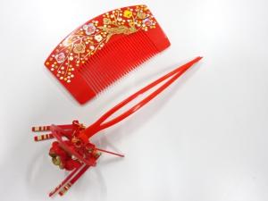 アンティーク　櫛・簪セット